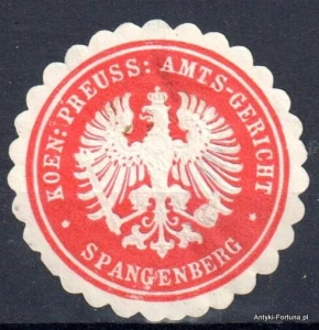 Winieta, siegielmarke , zalepka  - Spangenberg - Nr 510