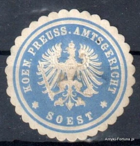 Winieta, siegielmarke , zalepka - Soest - Nr 514