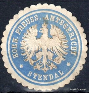 Winieta, siegielmarke , zalepka - Stendal - Nr 520