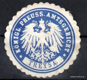  Winieta, siegielmarke - Treysa - Nr 538/A
