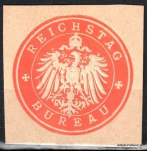  Winieta, siegielmarke - Reichstag Bureau - Nr 541/A