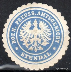  Winieta, siegielmarke - Stendal - Nr 542/A