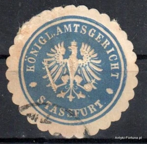  Winieta, siegielmarke - Strassfurt - Nr 547/A