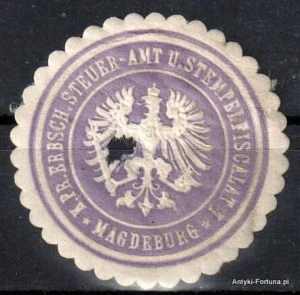  Winieta, siegielmarke - Magdeburg - Nr 549/A