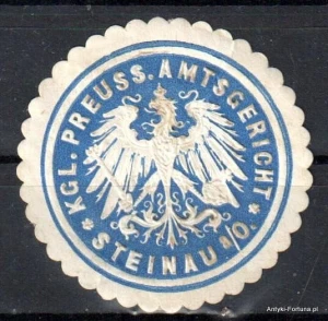  Winieta, siegielmarke - Steinau - Nr 550/A