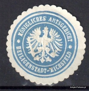  Winieta, siegielmarke , zalepka - Heiligenstadt- Eichsfeld - Nr 556/A