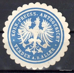  Winieta, siegielmarke , zalepka - Verden a.d. Aller - Nr 559/A