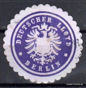  Winieta, siegielmarke , zalepka - Deutscher Lloyd - Berlin - Nr 562/A
