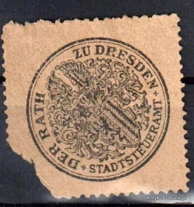  Winieta, siegielmarke , zalepka - Desden - Nr 567/A
