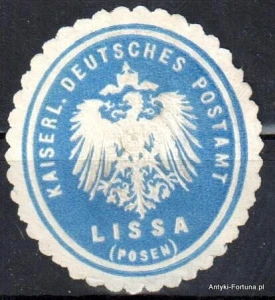 Winieta, siegielmarke , zalepka  - Lissa - Leszno - Pl 229