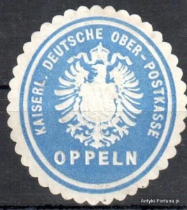 Winieta, siegielmarke , zalepka - Oppeln - Opole - Pl 231