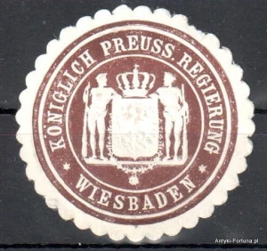  Winieta, siegielmarke , zalepka - Wiesbaden - Nr 574/A