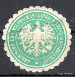  Winieta, siegielmarke , zalepka - Rheinische - Nr 577/A