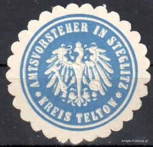  Winieta, siegielmarke , zalepka - Steglitz - Nr 579/A