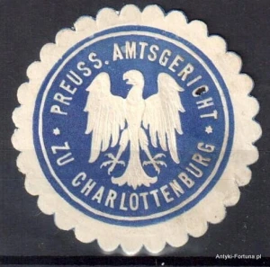  Winieta, siegielmarke , zalepka - Charlottenburg - Nr 583/A