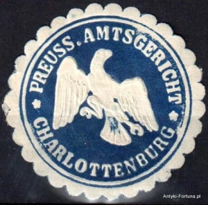  Winieta, siegielmarke , zalepka -  Charlottenburg - Nr 585/A 