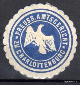  Winieta, siegielmarke , zalepka -  Charlottenburg - Nr 587/A 