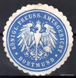  Winieta, siegielmarke , zalepka - Dortmund - Nr 593/A