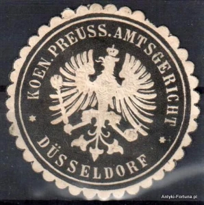  Winieta, siegielmarke , zalepka -  Dusseldorf - Nr 597/A 
