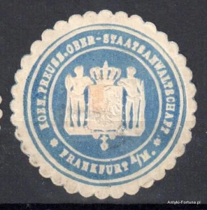  Winieta, siegielmarke , zalepka -  Frankfurt a./M   - Nr 601/A 