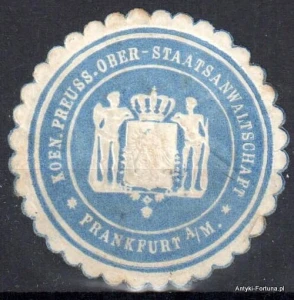  Winieta, siegielmarke , zalepka - Frankfurt a./M - Nr 602/A