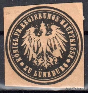  Winieta, siegielmarke , zalepka  - Lunebrrg -  Nr 605/A