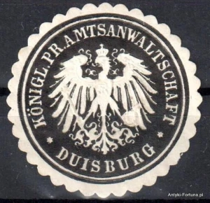  Winieta, siegielmarke , zalepka -  Duisburg - Nr 611/A 