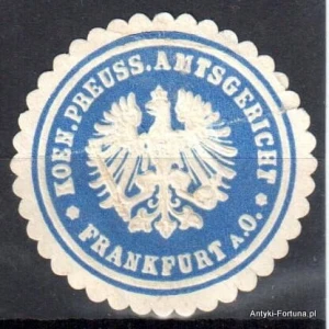  Winieta, siegielmarke , zalepka -  Frankfurt a.O. - Nr 618/A 