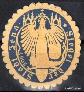  Winieta, siegielmarke , zalepka - Jena - Nr 620/A