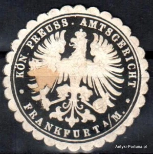  Winieta, siegielmarke , zalepka - Frankfurt a.O. - Nr 628/A