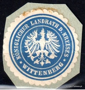 Winieta, siegielmarke , zalepka - Wittenberg- Nr 632/A