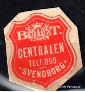  Winieta, siegielmarke , zalepka - Svendborg - 633/A