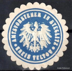  Winieta, siegielmarke , zalepka - Steglitz - Nr 635/A