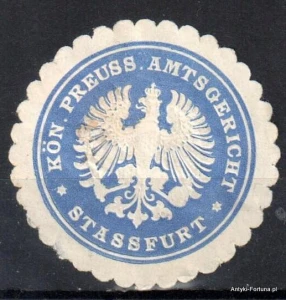  Winieta, siegielmarke , zalepka -  Strassfurt  - Nr 659/A 
