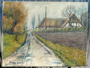 Obraz na płótnie - Wiejski widok - Nr 28/D