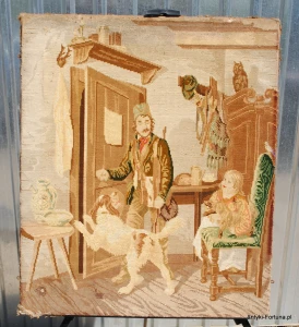 Obraz wyszywany - Myśliwy - Nr 73/C