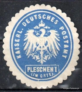 Winieta, siegielmarke , zalepka - Pleschen - Pleszew - Poczta Pl 239