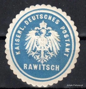 Winieta, siegielmarke , zalepka - Rawitsch - Rawicz - Pl 240