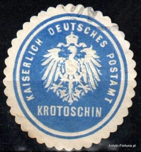Winieta, siegielmarke , zalepka  - Krotoschin - Krotoszyn - Pl 242