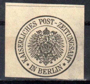 Winieta, siegielmarke - Post Zeitungsamt in Berlin - Nr 665/A