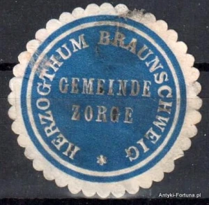  Winieta, siegielmarke  - Gemeinde Zorge - Nr 666/A