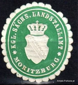  Winieta, siegielmarke  - Moritzburg - Nr 694/A