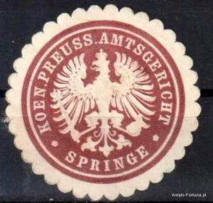  Winieta, siegielmarke  - Springe - Nr 700/A