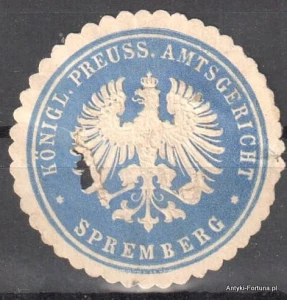  Winieta, siegielmarke  - Spremberg - Nr 701/A