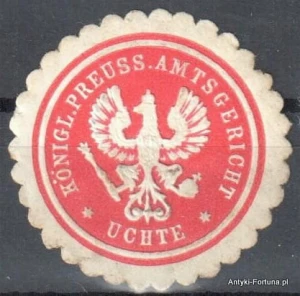  Winieta, siegielmarke  -  Uchte - Nr 702/A