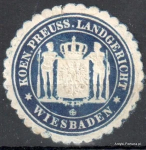 Winieta, siegielmarke - Wiesbaden - Nr 707/A