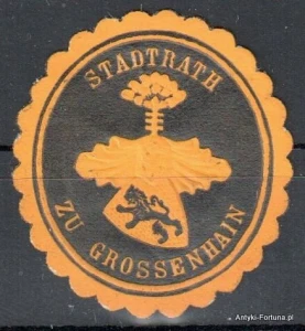  Winieta, siegielmarke  - Grossenhain - Nr 716/A