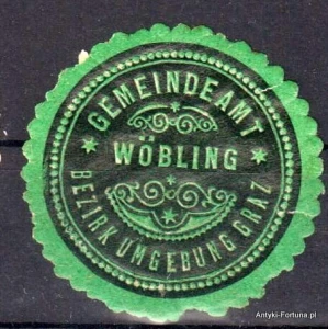  Winieta, siegielmarke  - Wobling - Nr 721/A