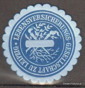  Winieta, siegielmarke  - Leipzig - Nr 731/A Ubezpieczenia
