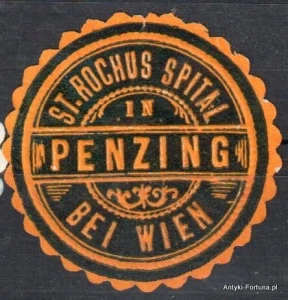  Winieta, siegielmarke - St. Rochus in Penzig -- Nr 752/A